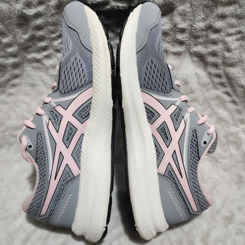 Asics Women's Gel-Contend 7 Running Shoes Size 9 Sheet Rock/Pink Salt Workout